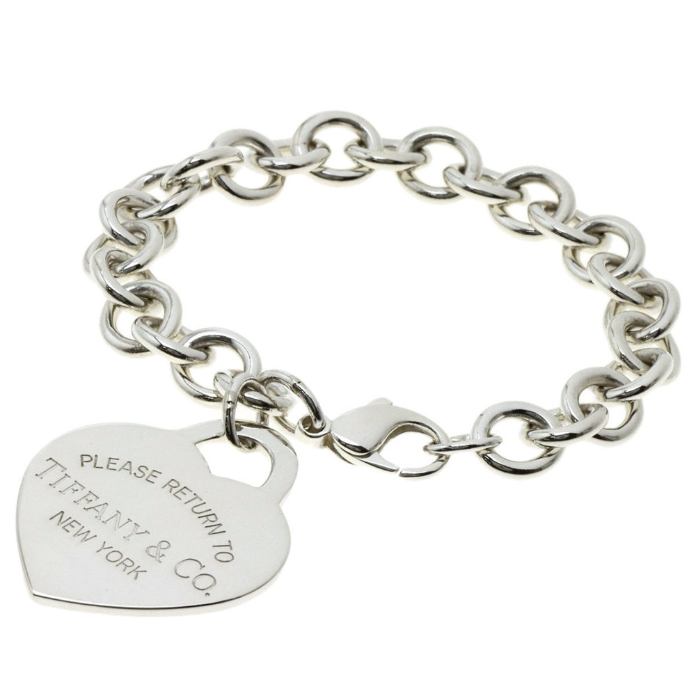 TIFFANY Return to Heart Bracelet Silver Ladies - Picture 1 of 7
